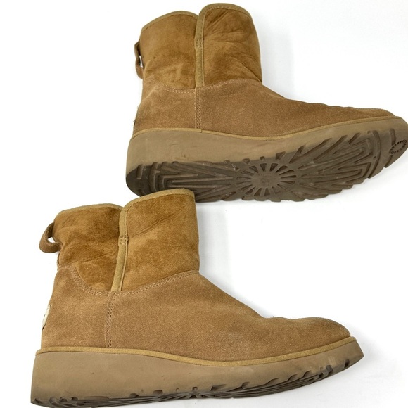 UGG KRISTIN CLASSIC SLIM CHESTNUT SUEDE WEDGE - Picture 2 of 10